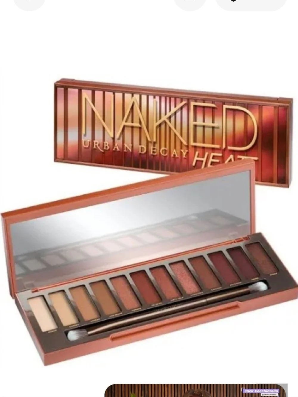 Urban Decay Naked Heat Eyeshadow Palette - Warm Browns & Copper Reds